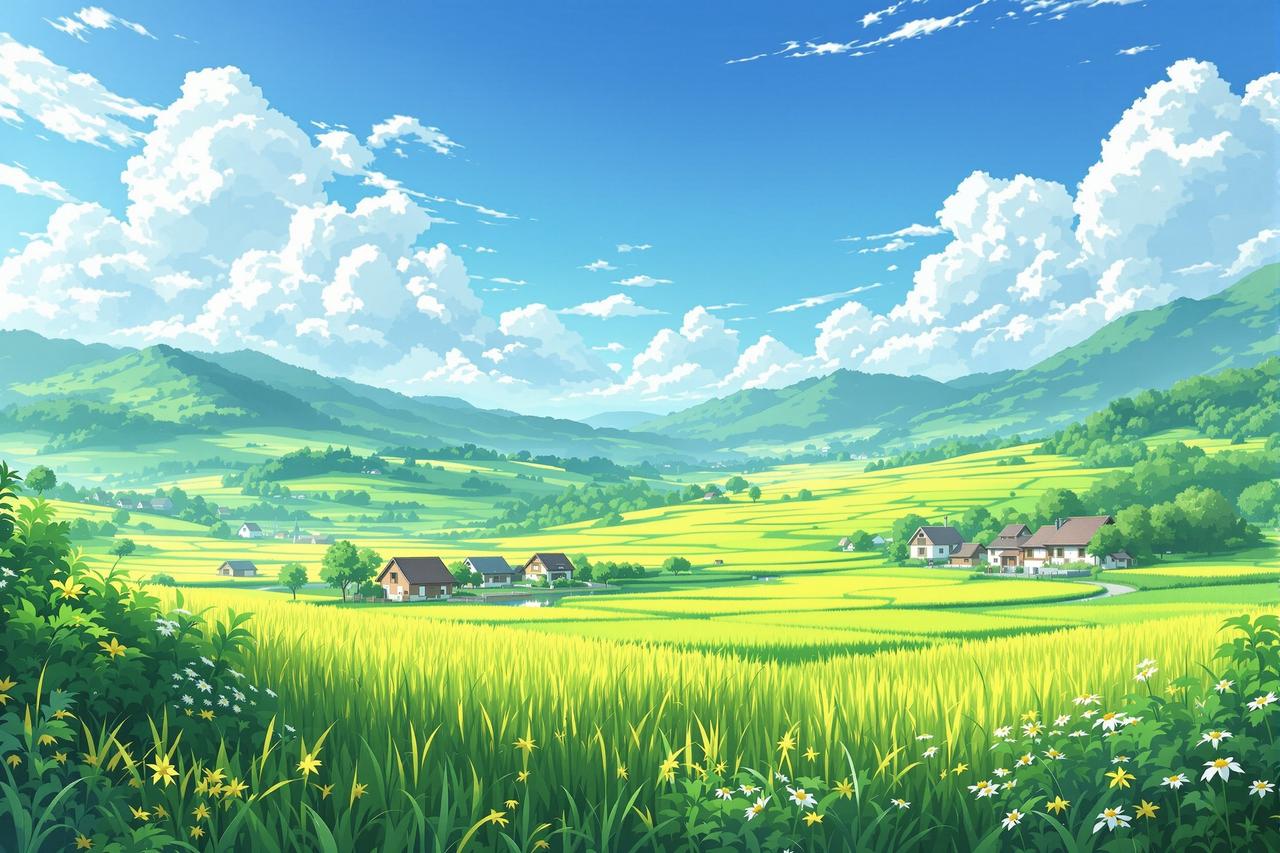 ai拍片 - 乡村生活 - 田园风光、乡村日常、自然疗愈